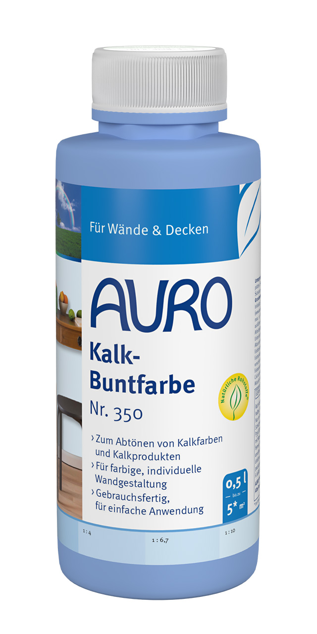 Kalk-Buntfarbe Lichtblau – 0,5 Liter