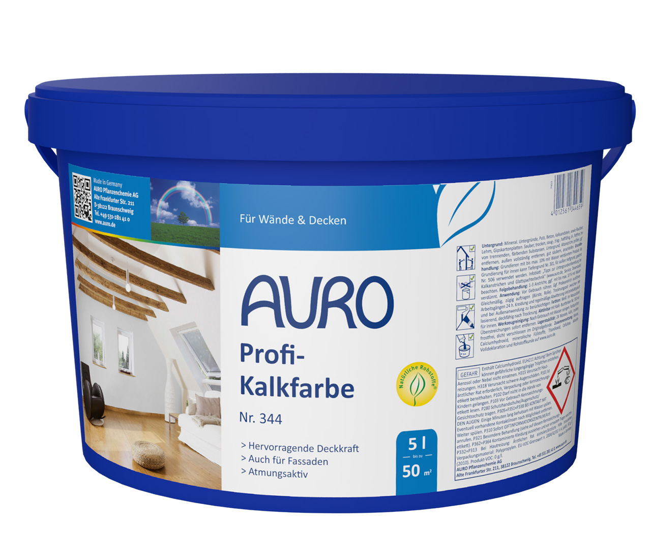 Profi-Kalkfarbe – 5 Liter