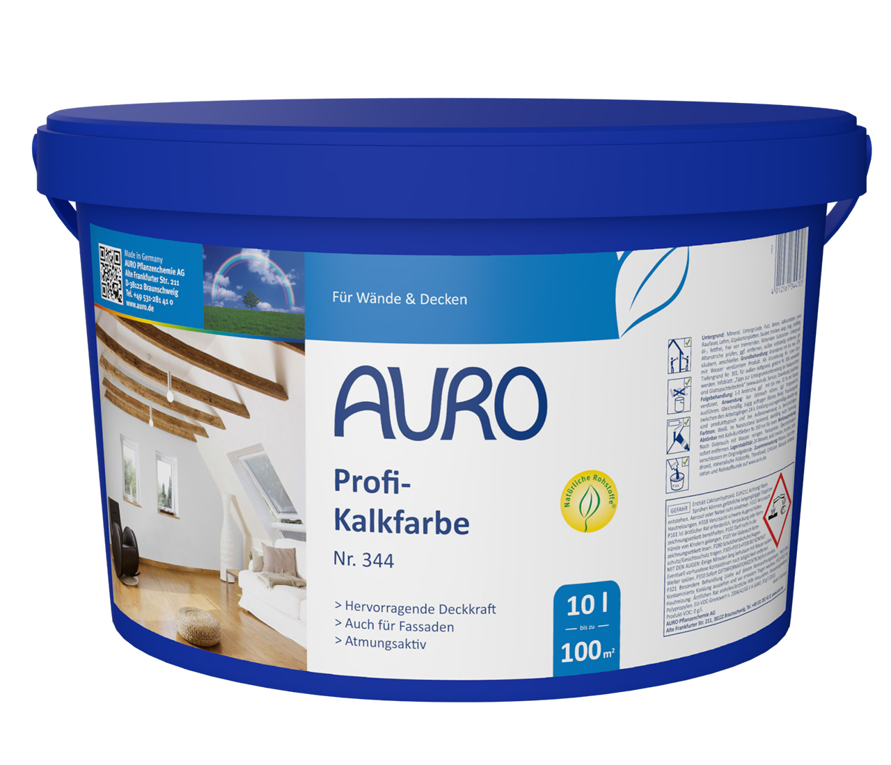 Profi-Kalkfarbe – 10 Liter