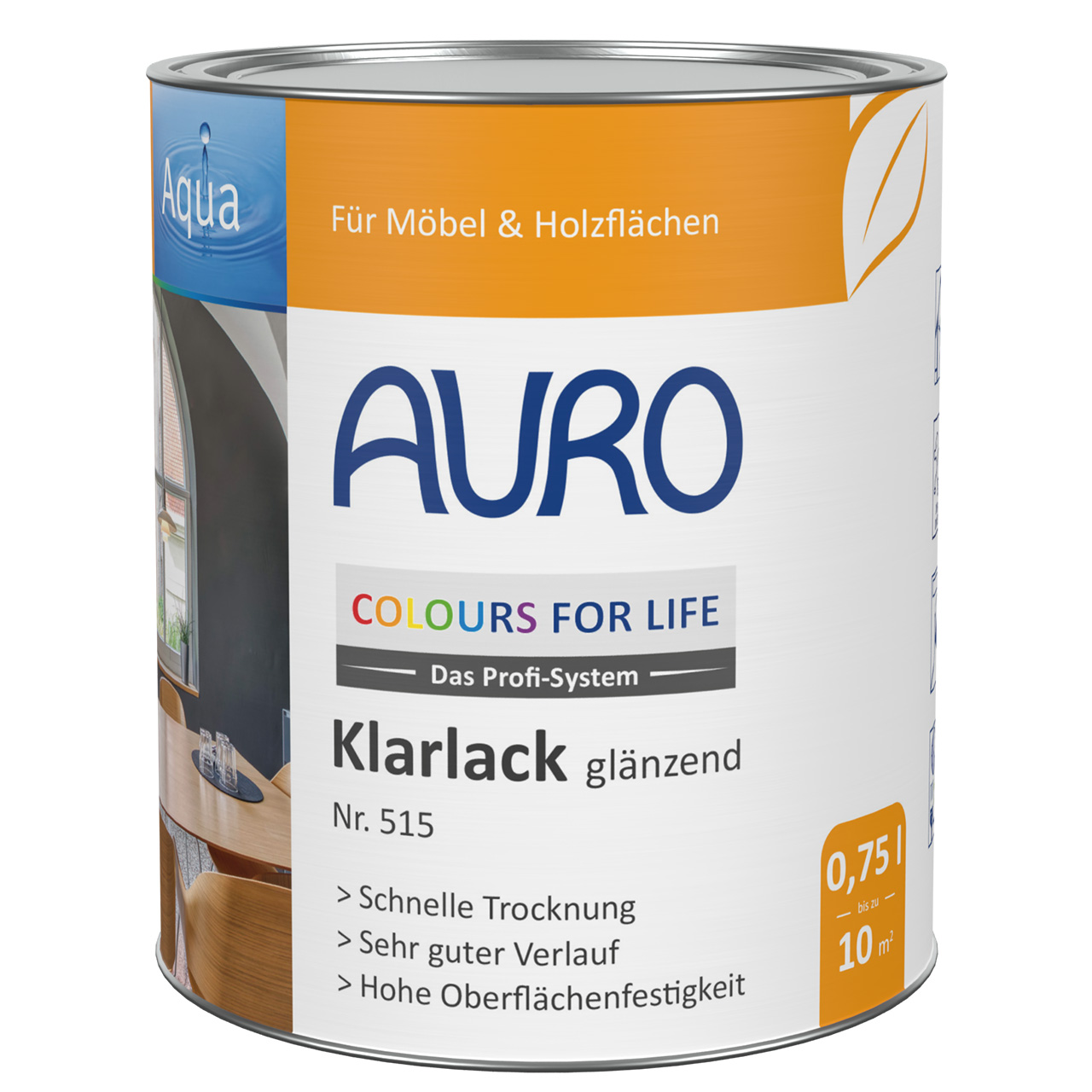 COLOURS FOR LIFE Klarlack, glänzend – 0,75 Liter