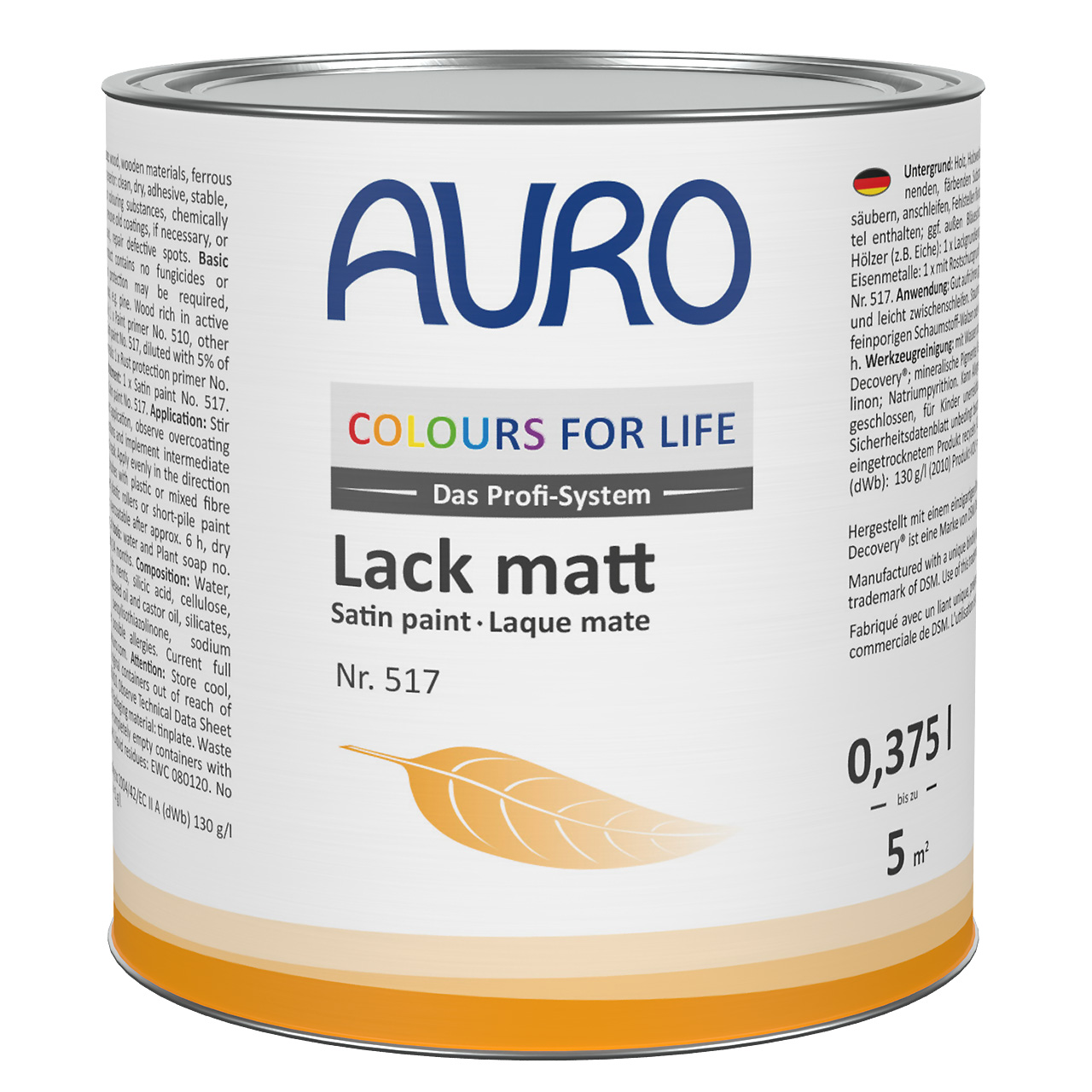 COLOURS FOR LIFE Lack matt Base P – 1 Stück