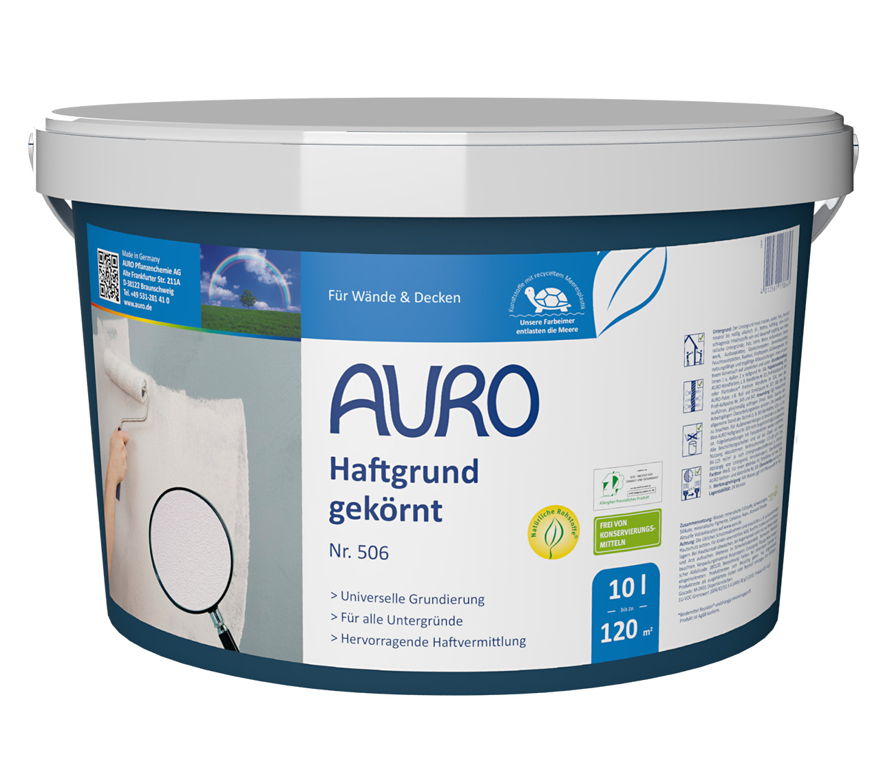 Haftgrund, gekörnt – 10 Liter