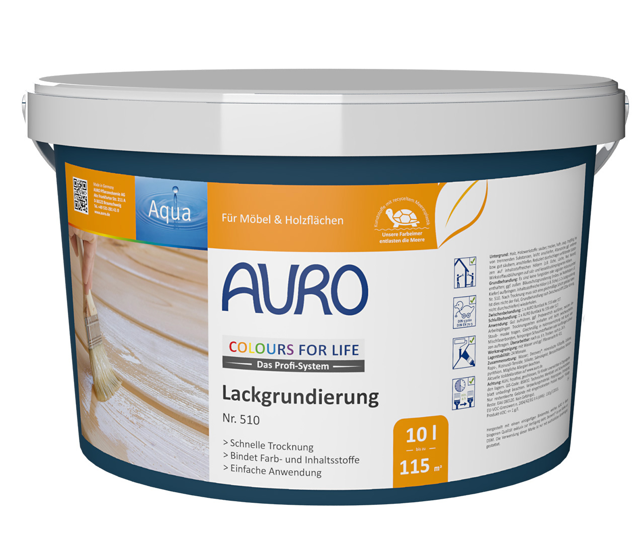 COLOURS FOR LIFE Lackgrundierung – 10 Liter