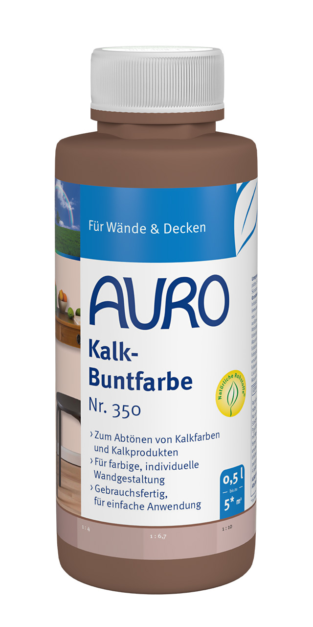 Kalk-Buntfarbe Braun – 0,5 Liter