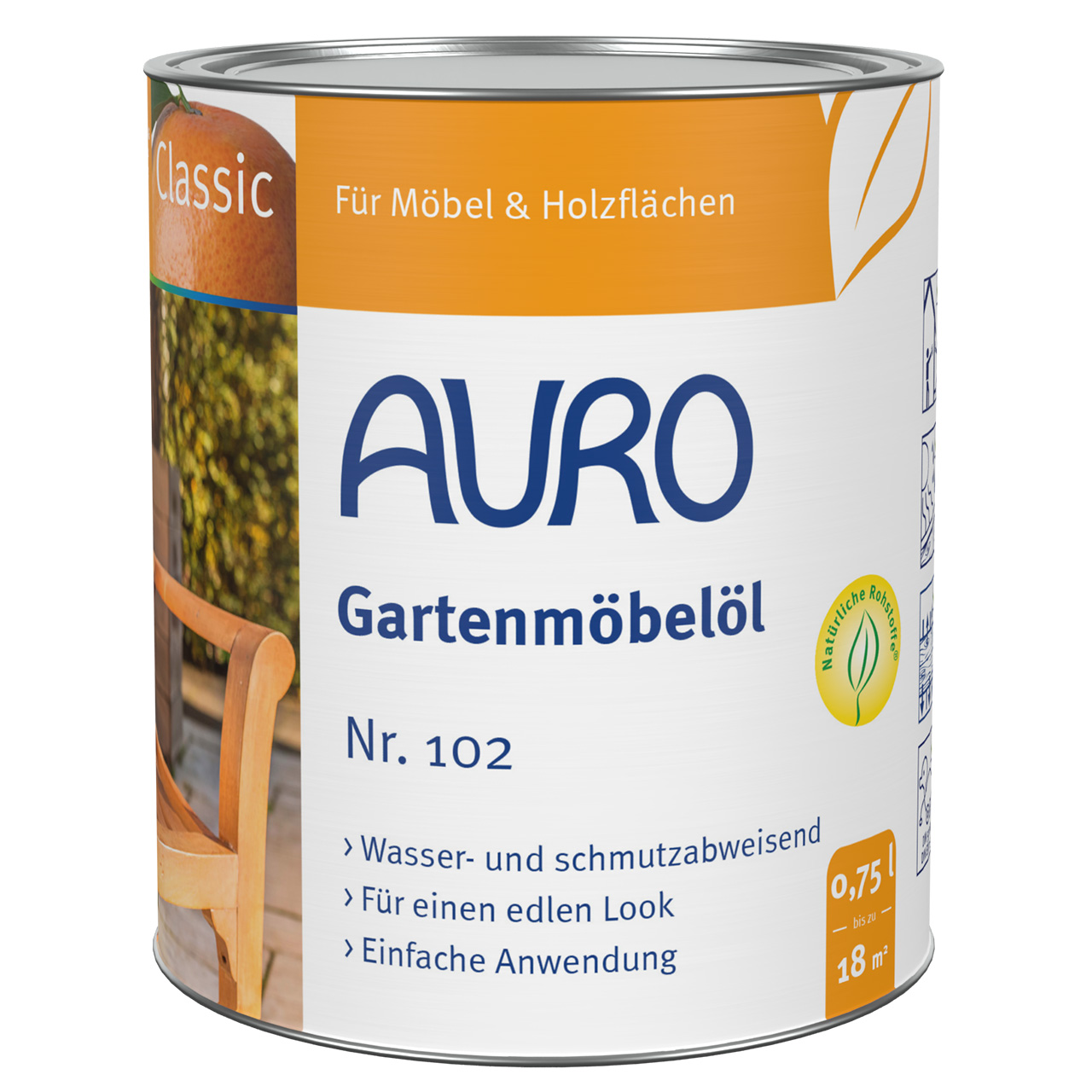 Gartenmöbelöl Classic Bangkirai – 0,75 Liter