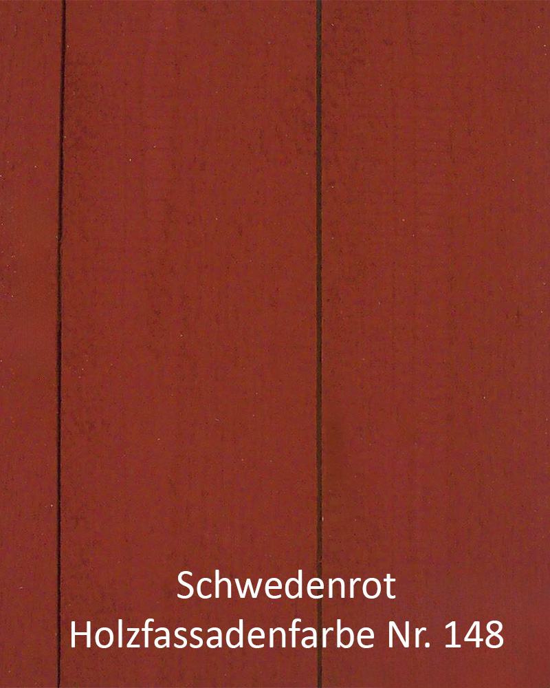 Schwedenrot Holzfassadenfarbe – 10 Liter