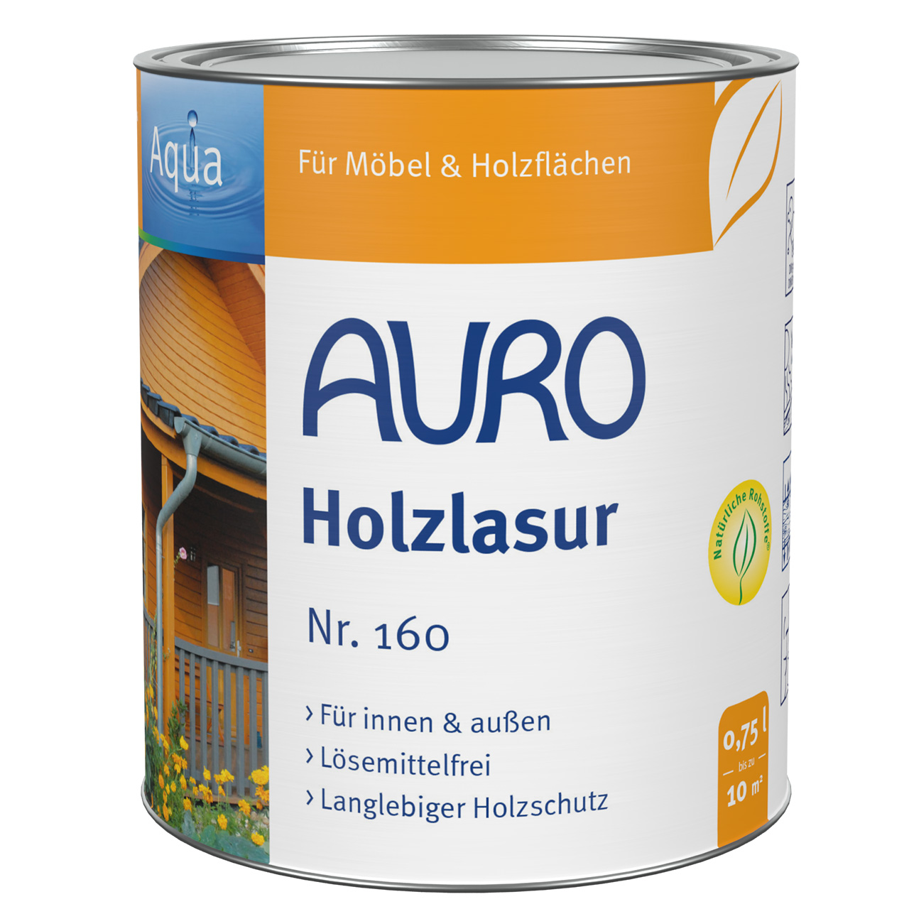 Holzlasur, Aqua Azur – 0,75 Liter