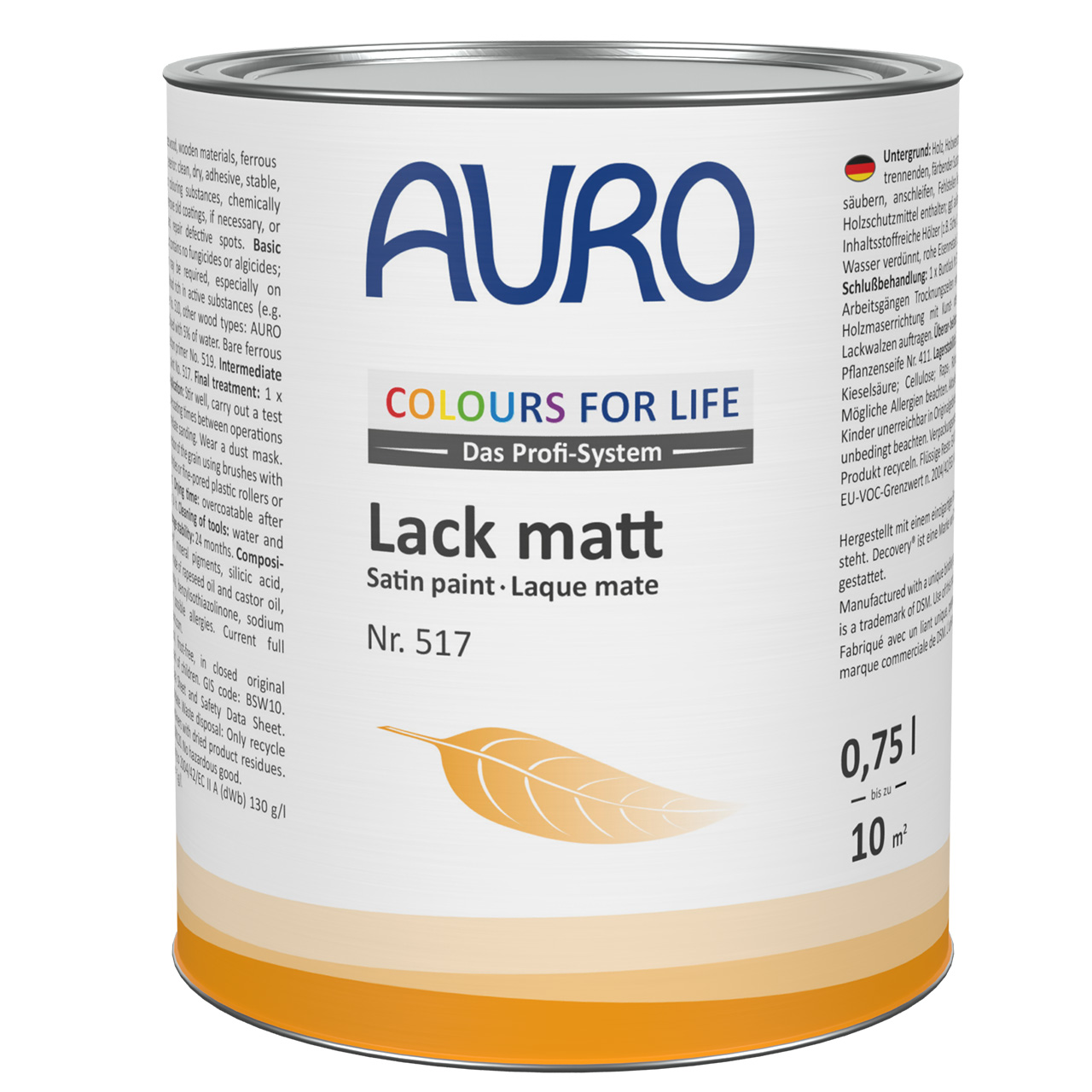 COLOURS FOR LIFE Lack matt Base P – 1 Stück