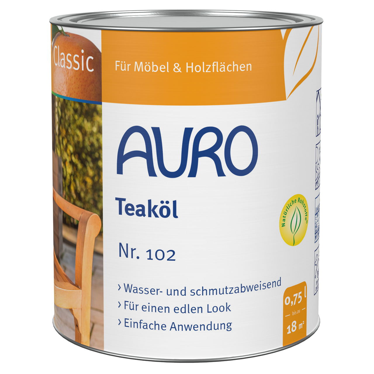 Gartenmöbelöl Classic Teaköl – 0,75 Liter