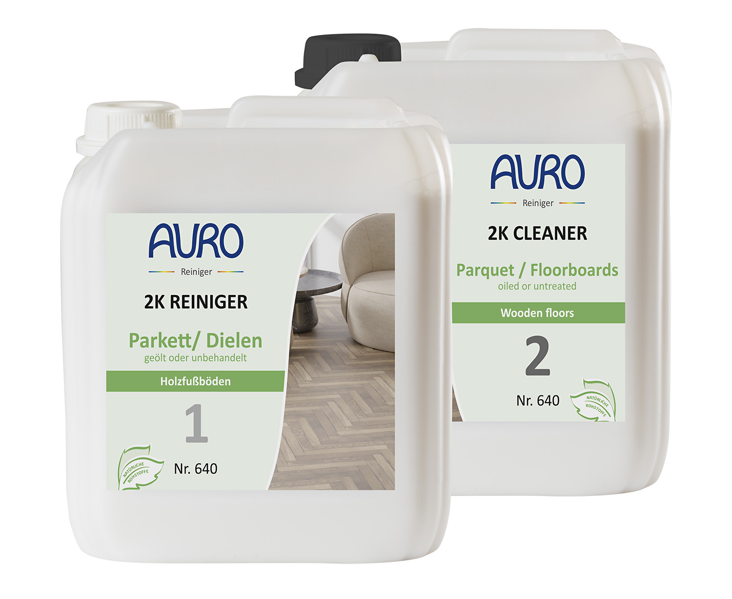 2K Reiniger Parkett & Dielen Set 2x5 Liter – 1 Stück