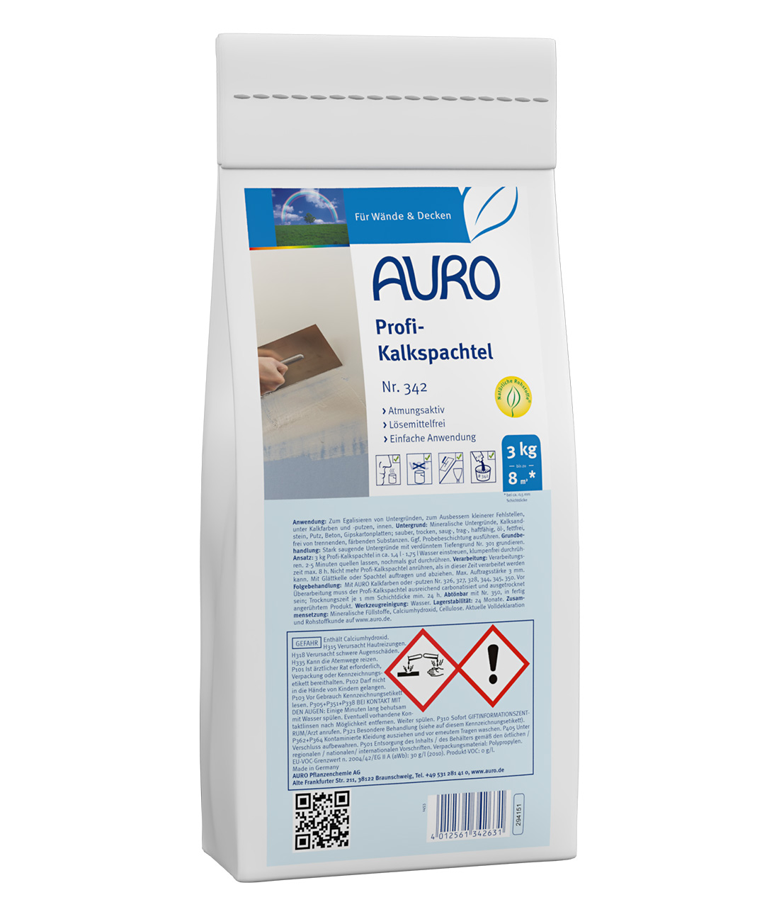 Profi-Kalkspachtel – 3 Kilogramm