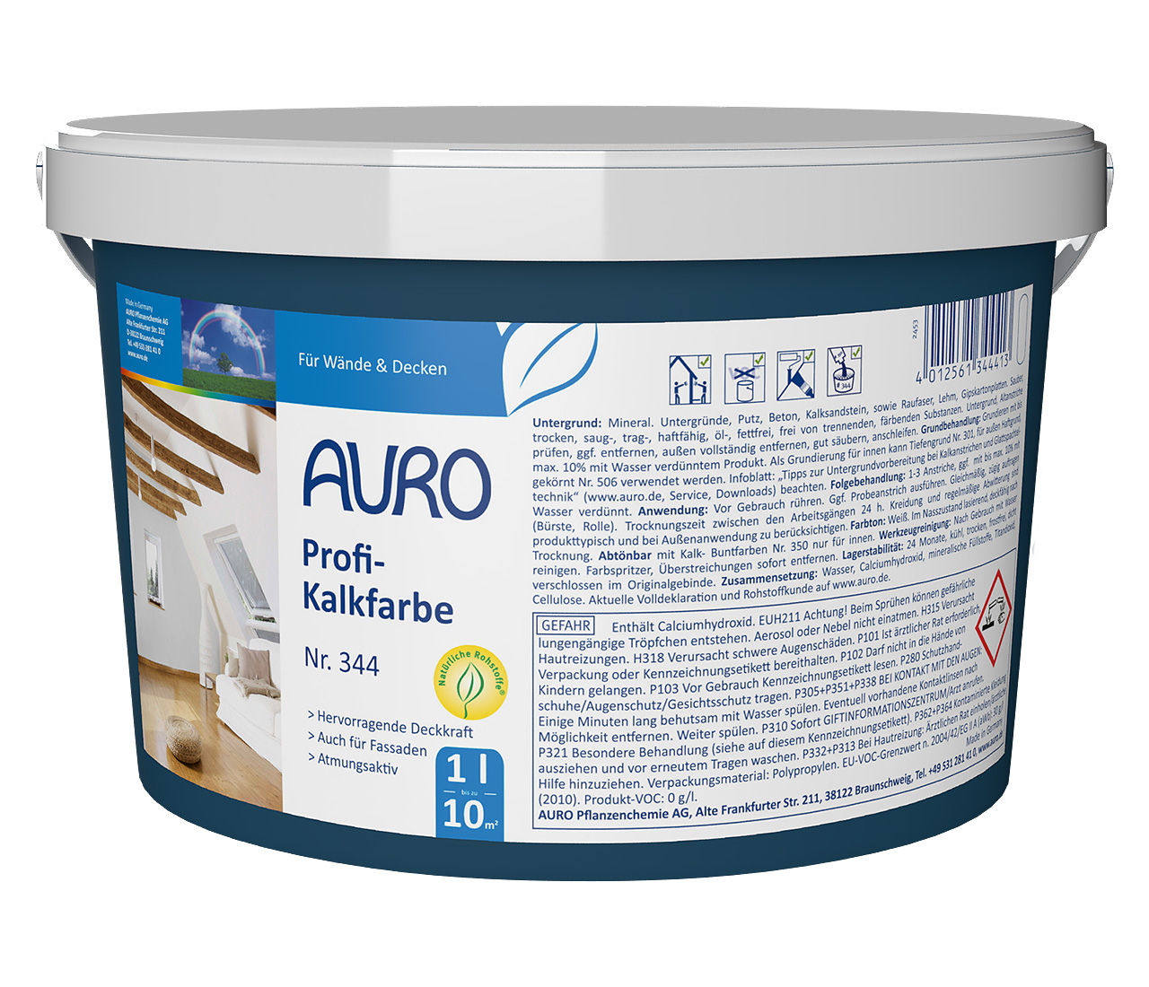 Profi-Kalkfarbe – 1 Liter