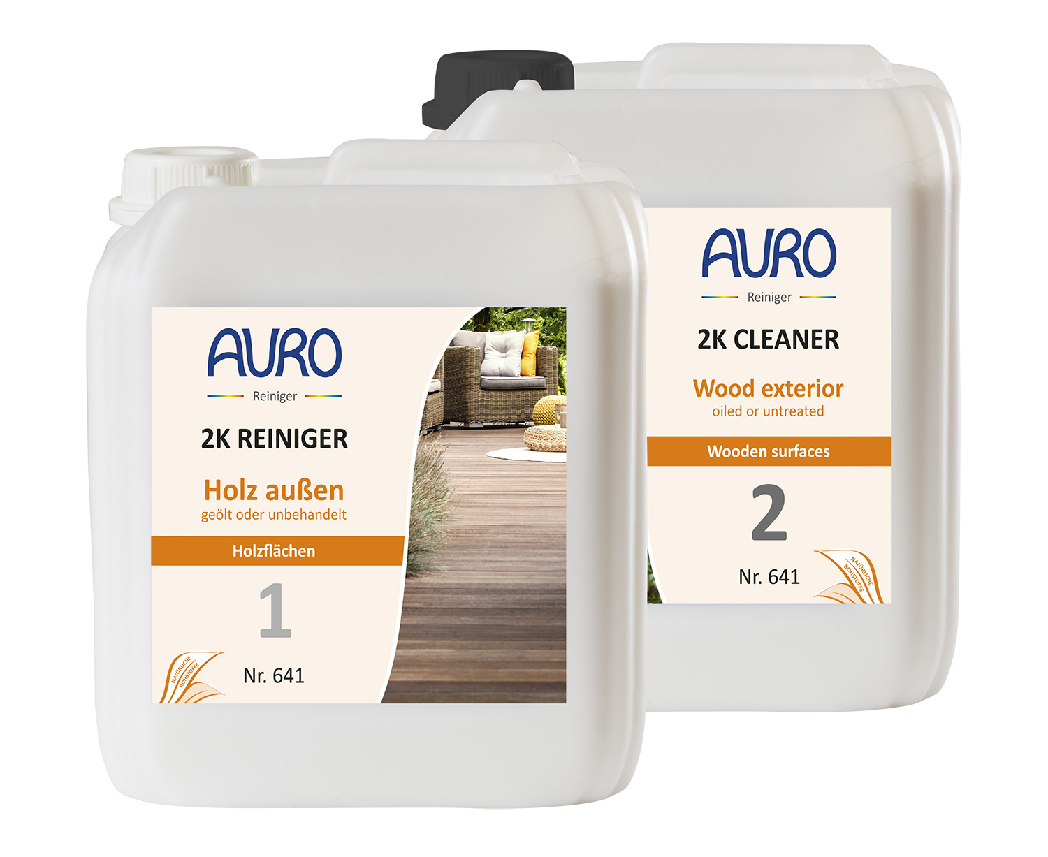 2K Reiniger Holz außen Set 2x5 Liter – 1 Stück