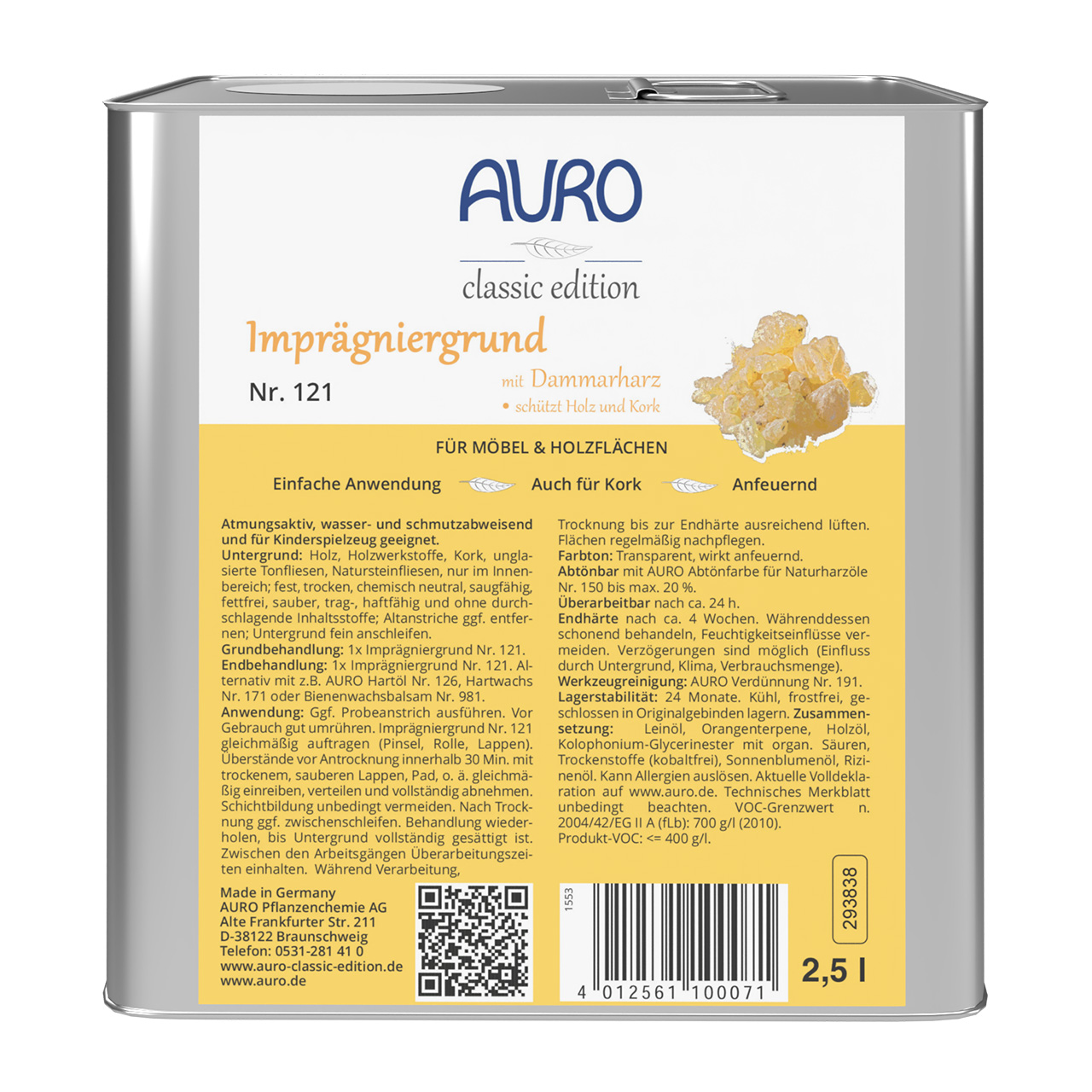 Imprägniergrund – 2,5 Liter