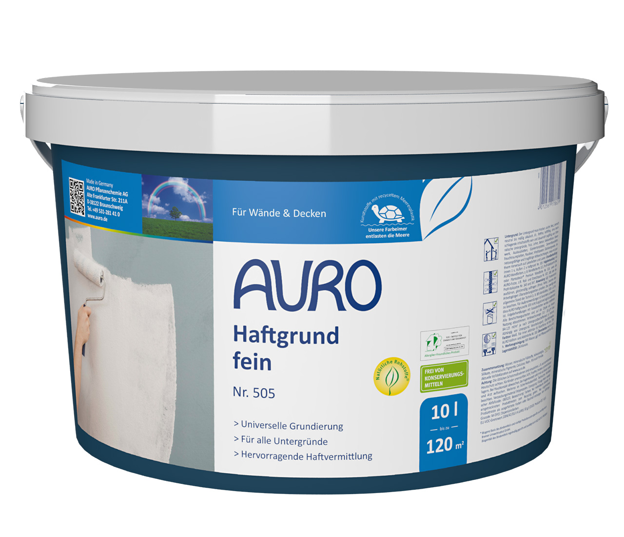 Haftgrund, fein – 10 Liter