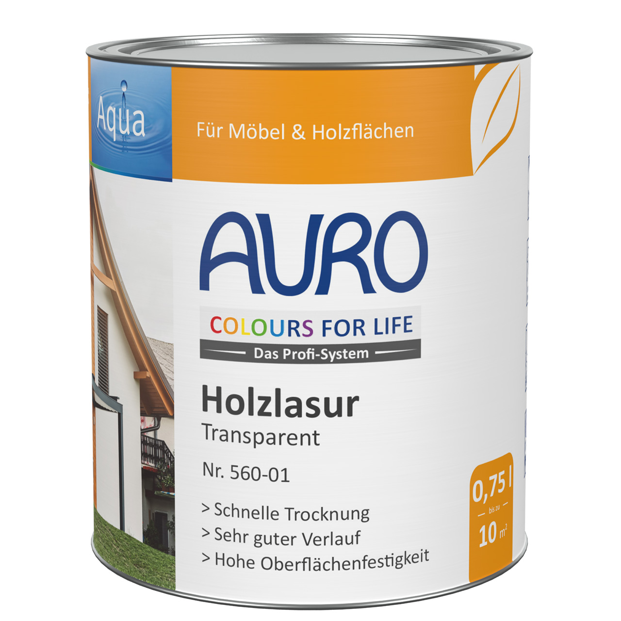 COLOURS FOR LIFE Holzlasur, transparent – 0,75 Liter