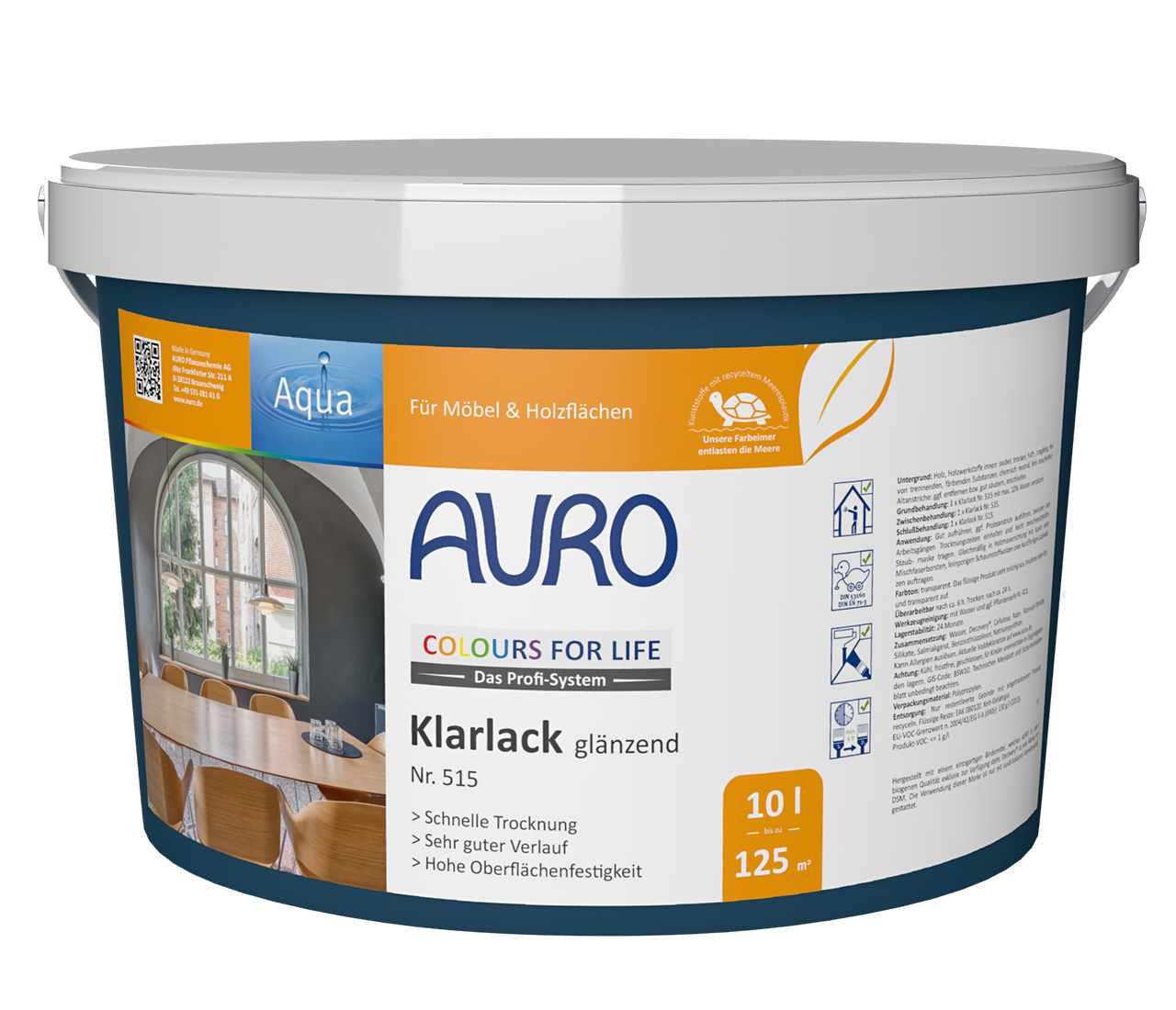 COLOURS FOR LIFE Klarlack, glänzend – 10 Liter