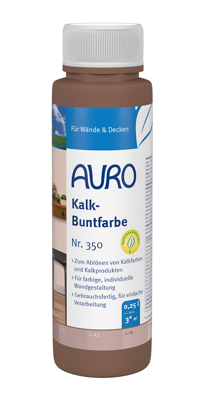Kalk-Buntfarbe Braun – 0,25 Liter