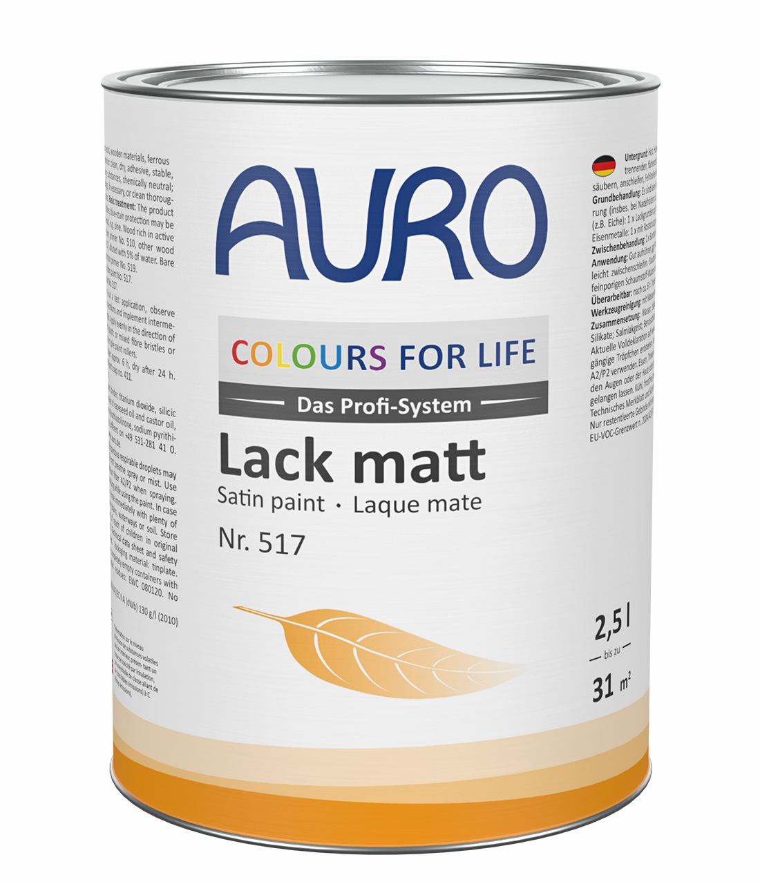 COLOURS FOR LIFE Lack matt Base P – 1 Stück
