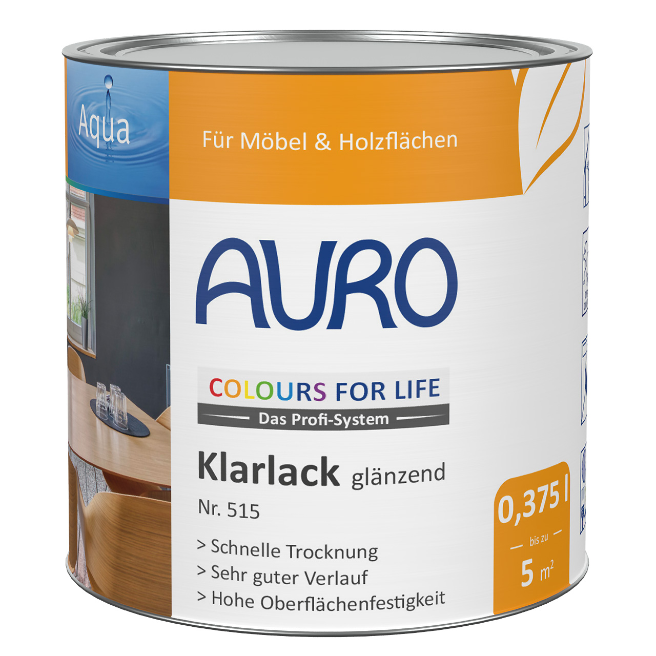 COLOURS FOR LIFE Klarlack, glänzend – 0,375 Liter