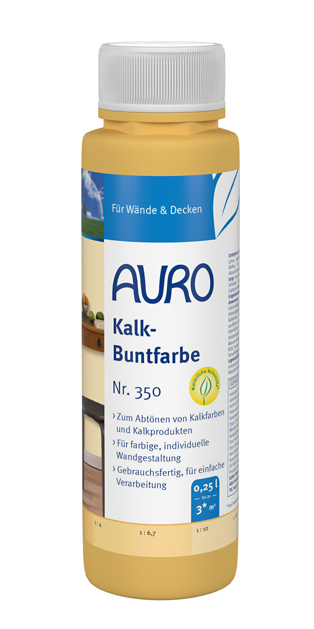 Kalk-Buntfarbe Gelb – 0,25 Liter