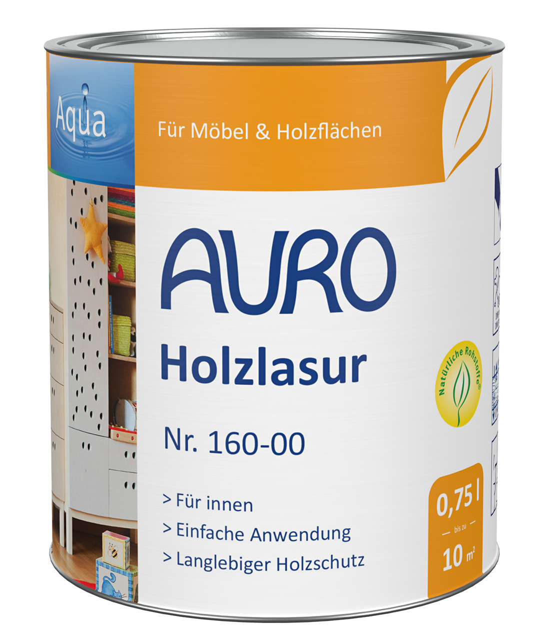 Holzlasur, Aqua Farblos – 0,75 Liter