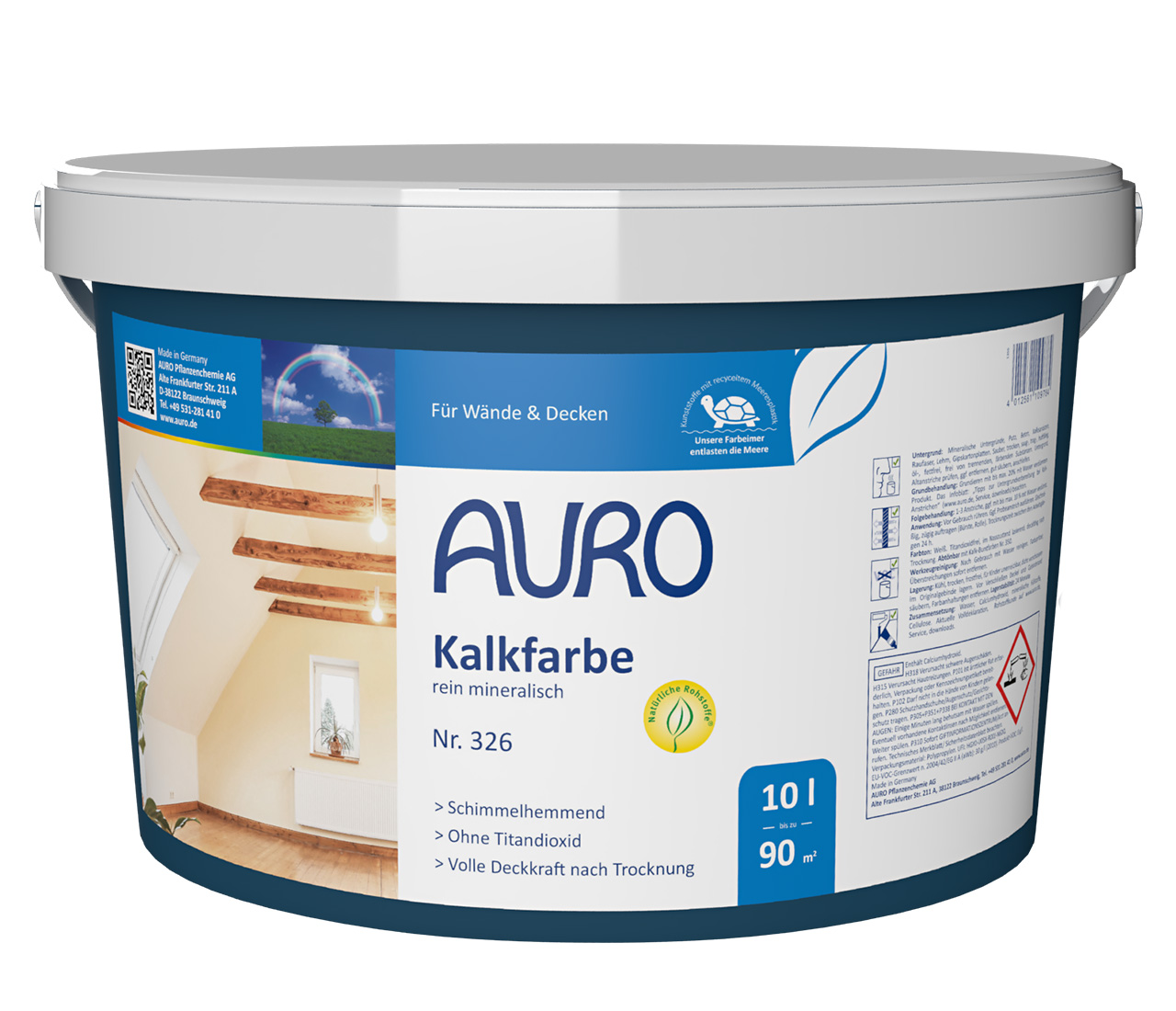 Kalkfarbe – 10 Liter