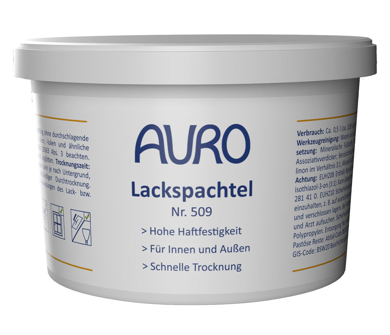Lackspachtel – 0,4 Kilogramm