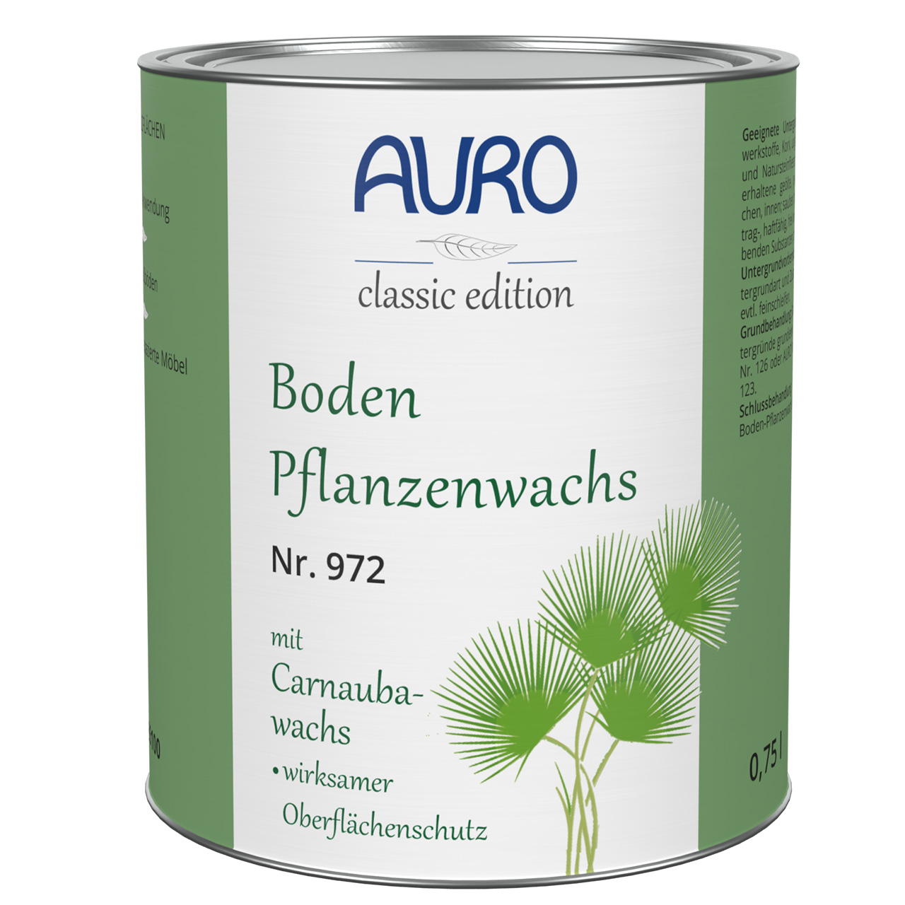 Bodenpflanzenwachs – 0,75 Liter